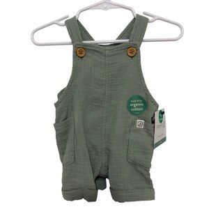 Little Planet Organic Cotton Newborn Overalls - Green